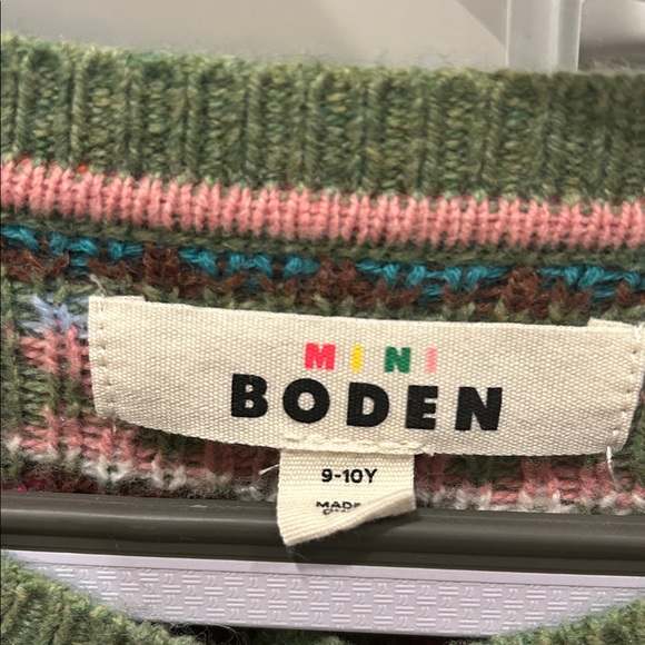 Mini Boden Colorful Knit Kids Sweater - Picture 2 of 5